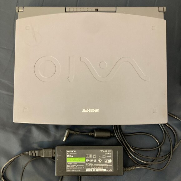 Sony Vaio PGC-705 Laptop w/ Power Supply. Fully Working. The First Vaio. Vintage - Picture 7 of 11